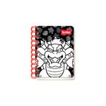 49826 - LIBRETA ESPIRAL POCKET 80H RAYAS SUPER MARIO