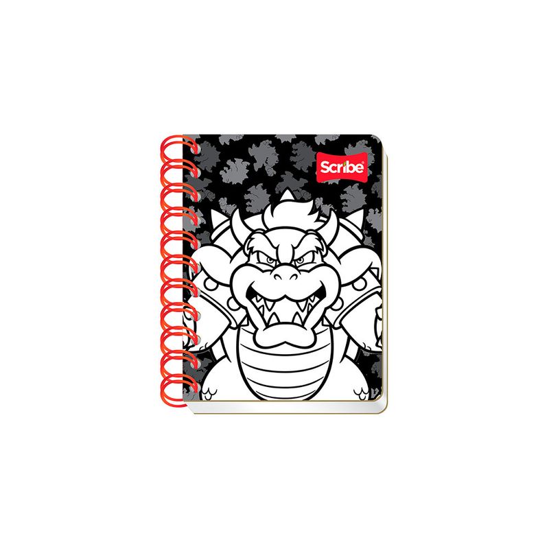 49826 - LIBRETA ESPIRAL POCKET 80H RAYAS SUPER MARIO