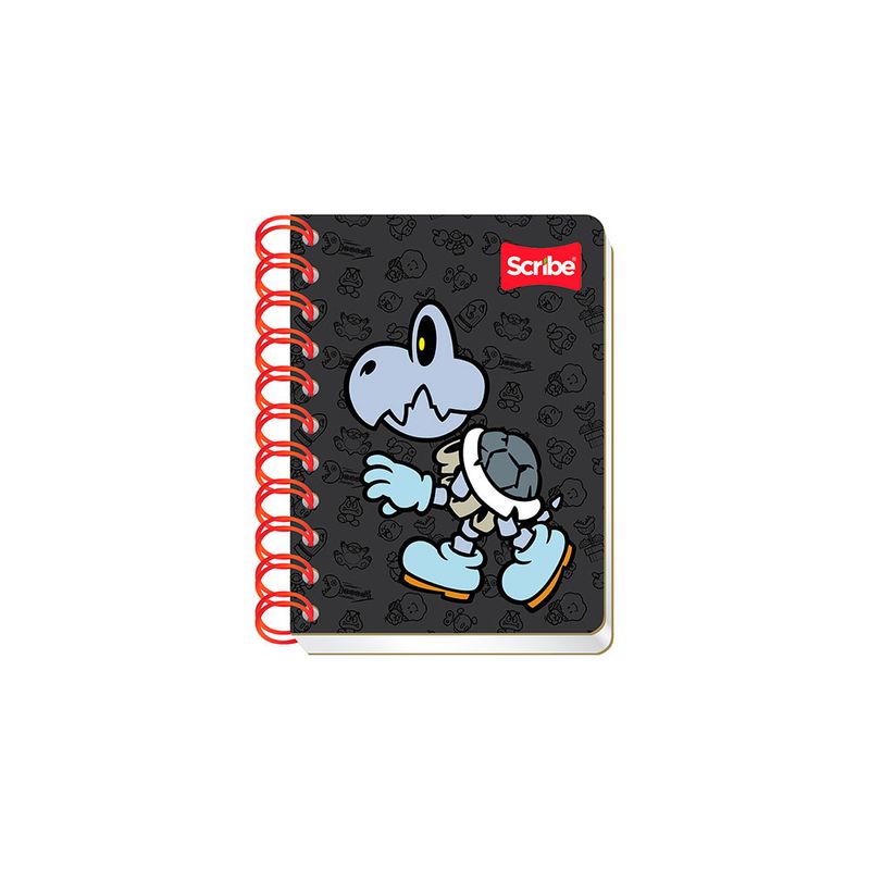 49827 - LIBRETA ESPIRAL POCKET 80H RAYAS SUPER MARIO