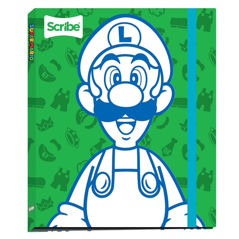 49831 - CARPETA CARTA 3ARG PASTA DURA SUPER MARIO
