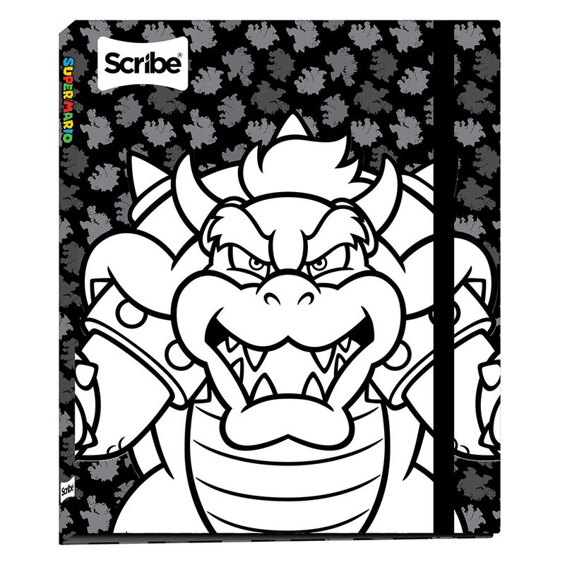 49834 - CARPETA CARTA 3ARG PASTA DURA SUPER MARIO
