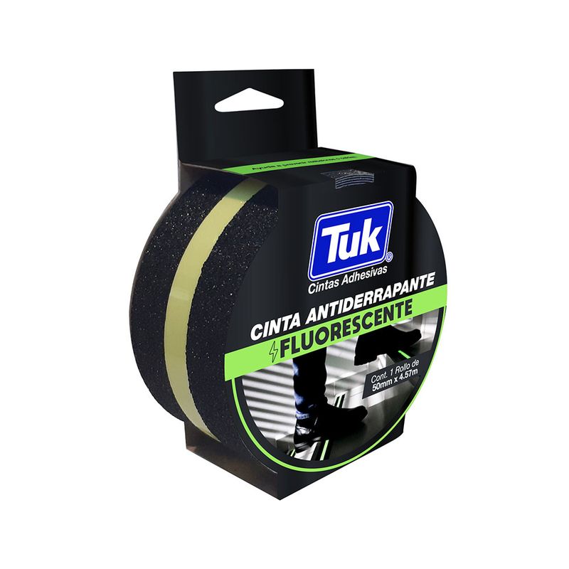49636 - CINTA ANTIDERRAPANTE FLOURESCENTE 774 50X4 57M TUK