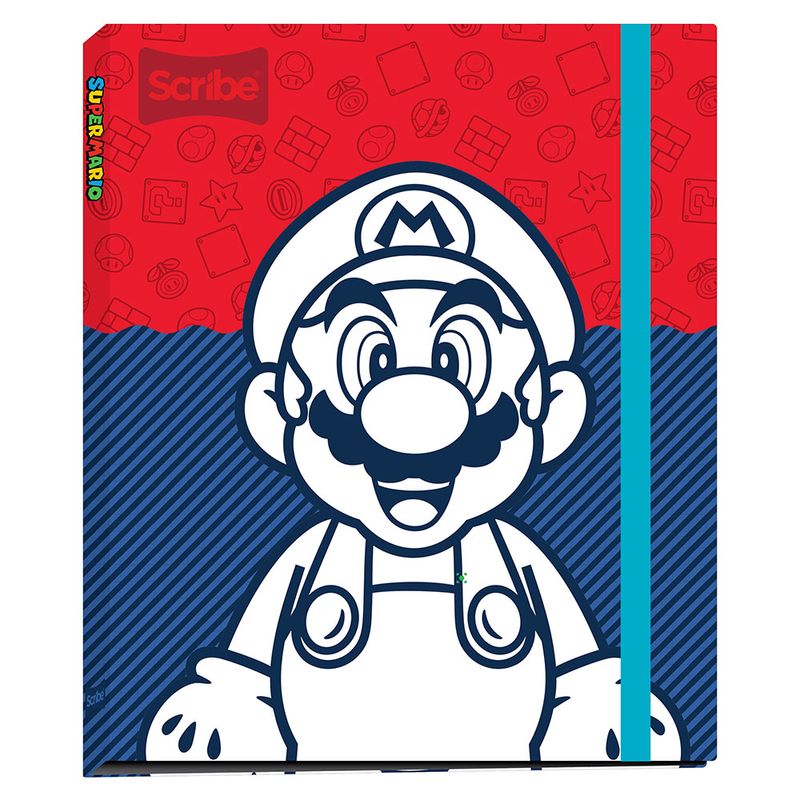 48911 - CARPETA CARTA 3ARG PASTA DURA SUPER MARIO
