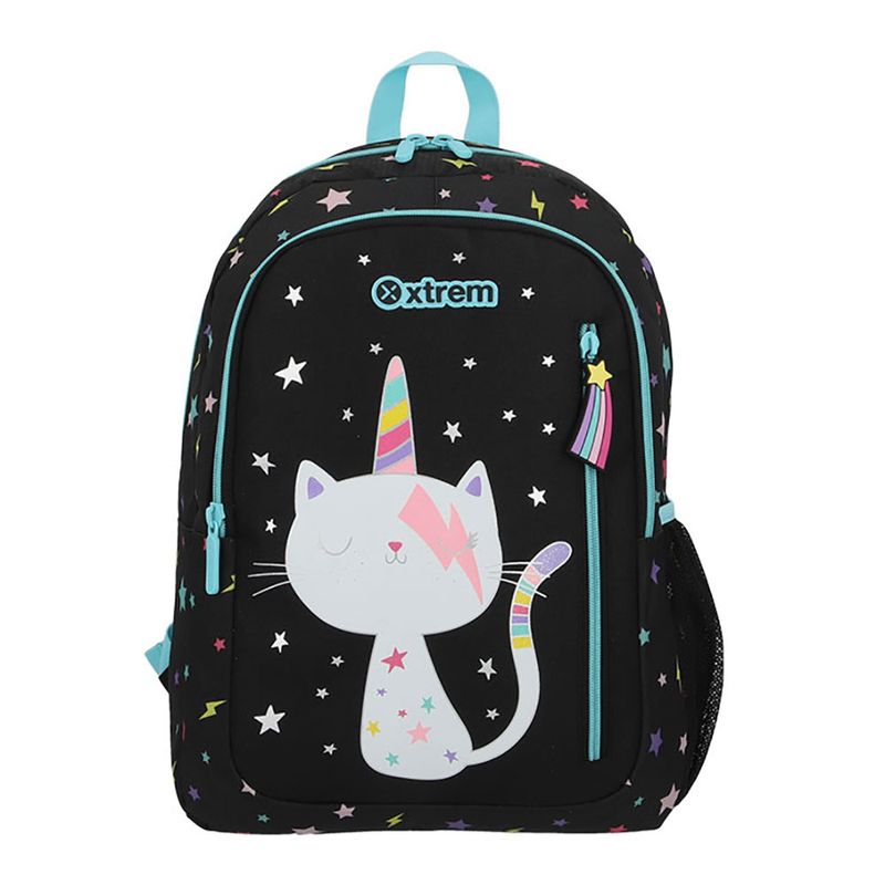 48421 - MOCHILA PRIMARIA XTREME BLACK CAT LOGAN