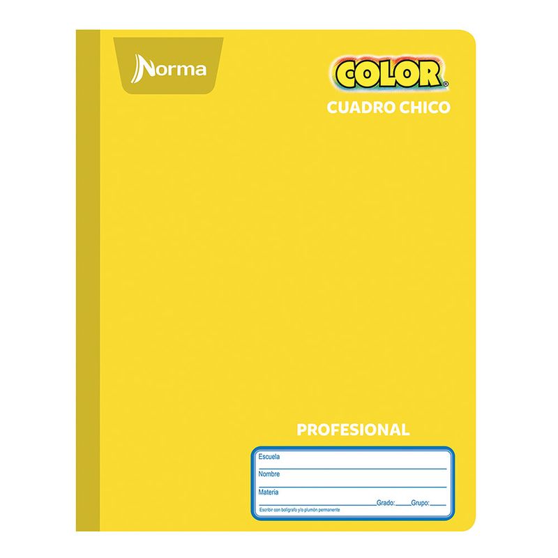49872 - CUADERNO COSIDO PROFESIONAL 100H C-5 NORMA COLOR