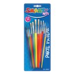 PINCEL DE PLASTICO ESCOLAR BLT C/12 SMARTY