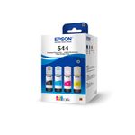 49979 - COMBO DE 4 BOTELLAS DE TINTA EPSON T544520 PARA MULTIFUNCIONALES ECOTANK