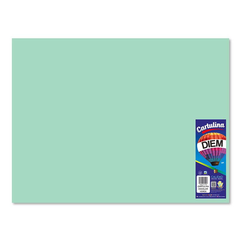 48189 - CARTULINA ESCOLAR VERDE