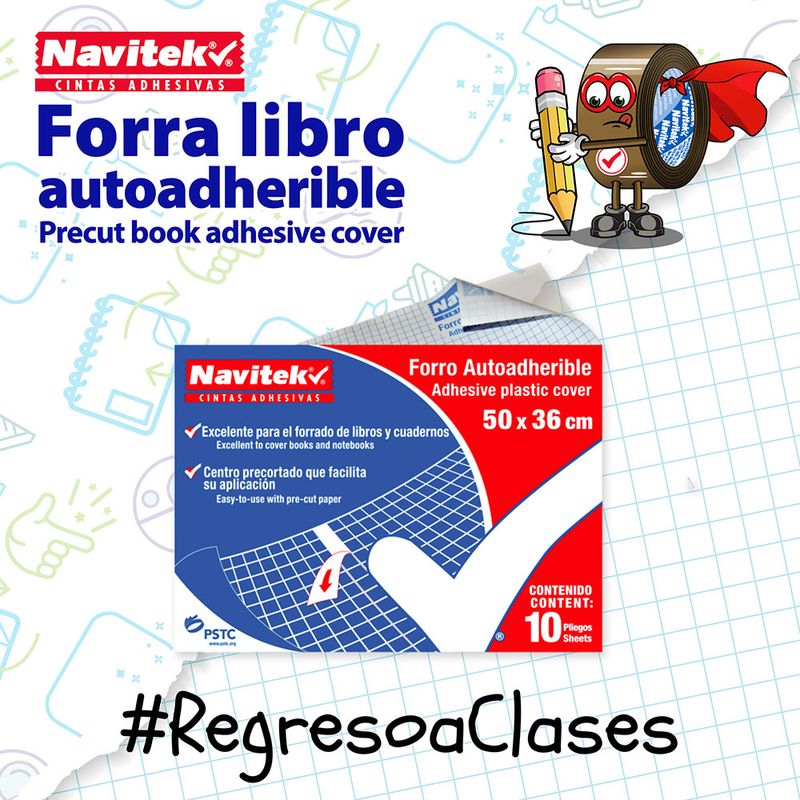 50270 - MICA ADHESIVA PRE CORTADA 50 X 36 CM  C/1O PZS