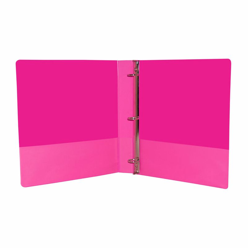 50486 - CARPETA ARILLO 1" O ROSA NEON CON VENTANA SAMSILL