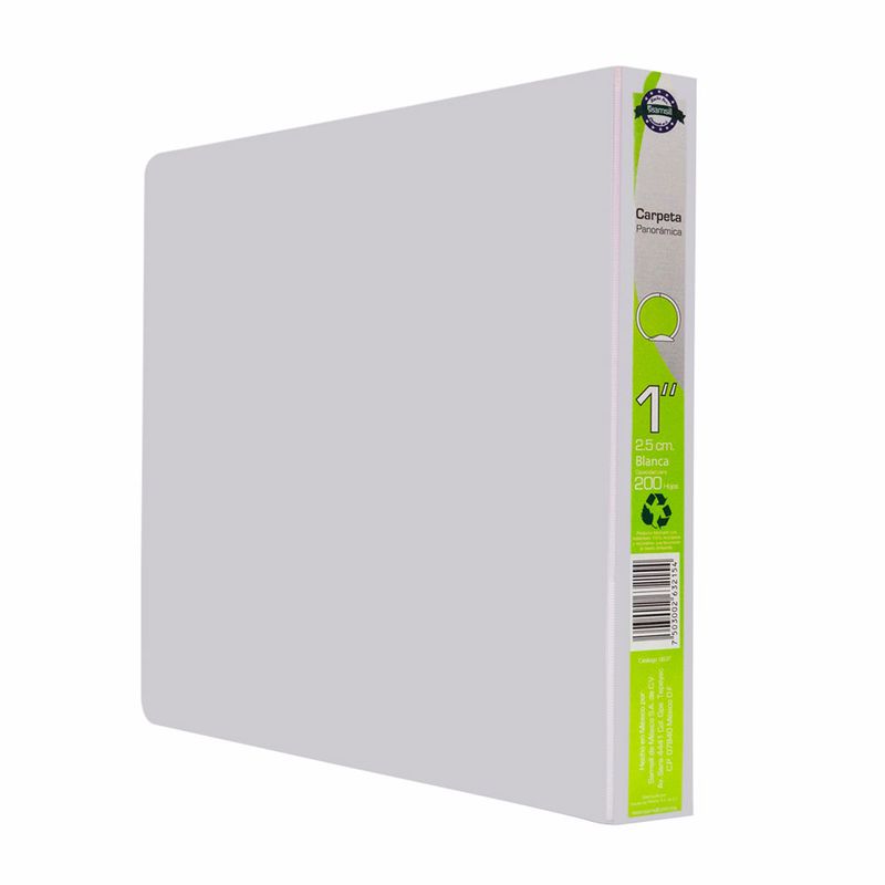 50481 - CARPETA ARILLO 1" O BLANCA CON VENTANA SAMSILL