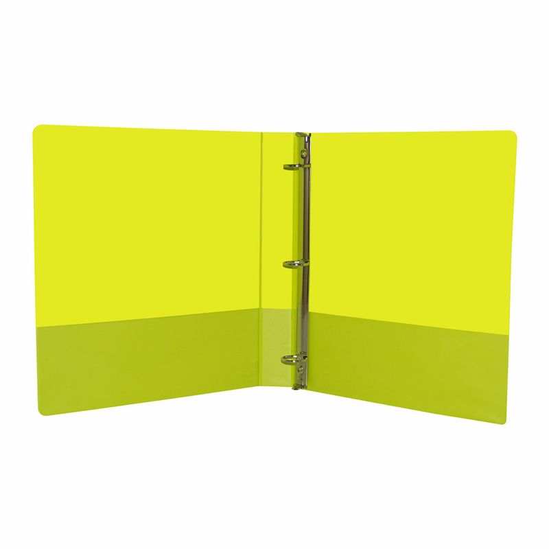 50484 - CARPETA ARILLO 1" O AMARILLO NEON CON VENTANA SAMSILL