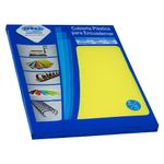 49945 - CUBIERTA PLASTICA CARTA PLATINO CRISTAL 25 JUEGOS ZEBRA P-100