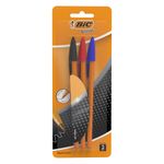 49916 - BOLIGRAFO FINO SURTIDOS BIC CRISTAL BLT C/3 PZS