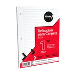 48573 - HOJAS PARA CARPETA CARTA 100H RAYAS RAYTER