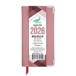 50767 - AGENDA LUJO BOLSILLO ROSA