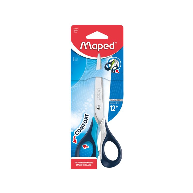 50896 - TIJERA METAL PLASTICO 6 1/3" SENSOFT BLT