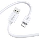 50817 - CABLE USB A LIGHTNING 1M, 1HORA, BLANCO