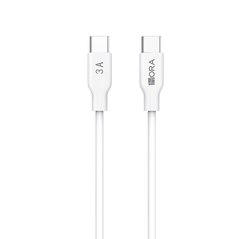50819 - CABLE USB TIPO C USB TIPO C 1M, 1HORA, BLANCO