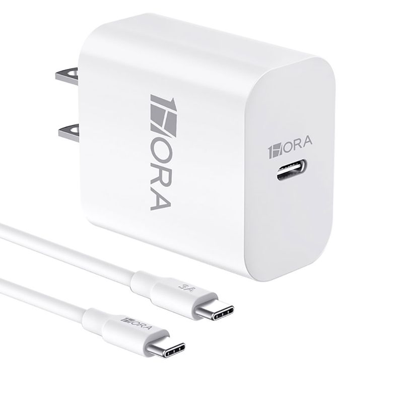 50826 - CARGADOR DE PARED USB TIPO C CON CABLE C A C 20W, 3AMP
