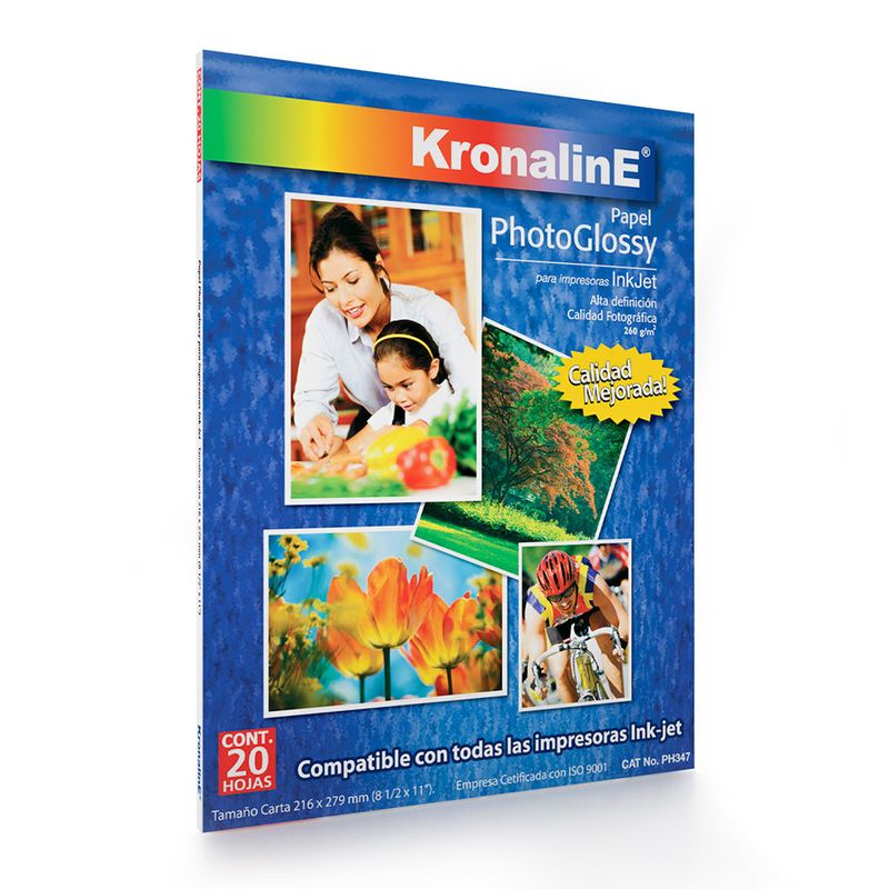 51182 - PAPEL FOTOGRAFICO GLOSSY CARTA C/20HJS