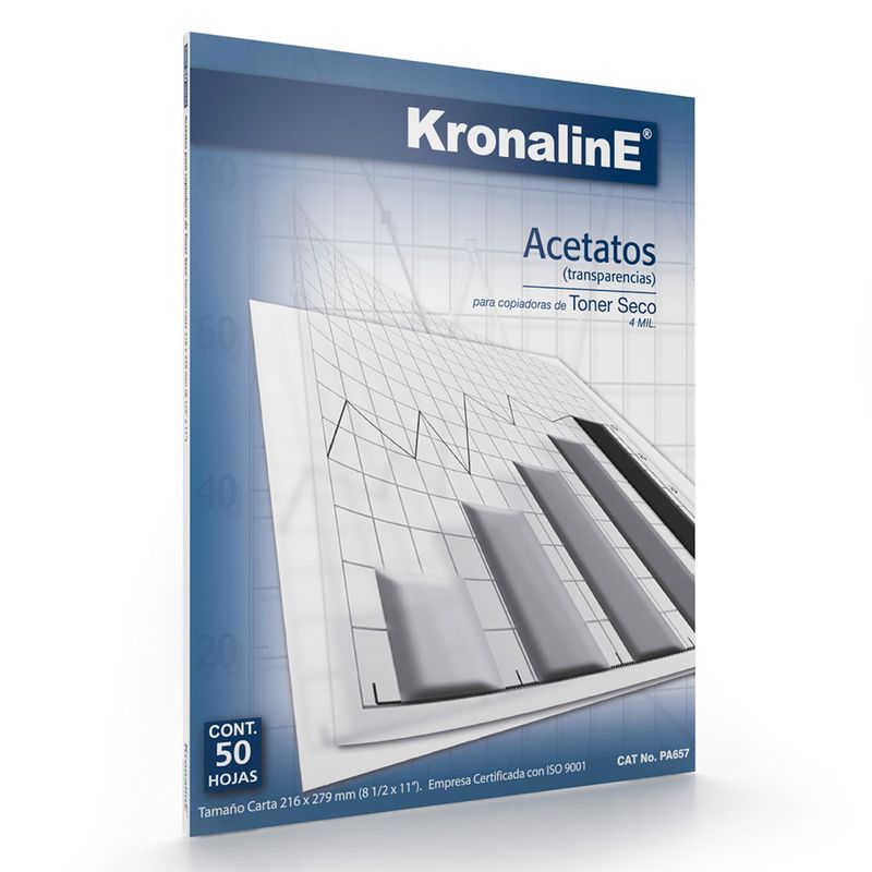 51202 - ACETATO CARTA C/50PZAS KRONALINE