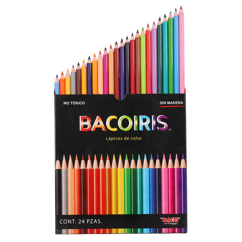 51278 - LAPICES DE COLORES 24-L BACOIRIS