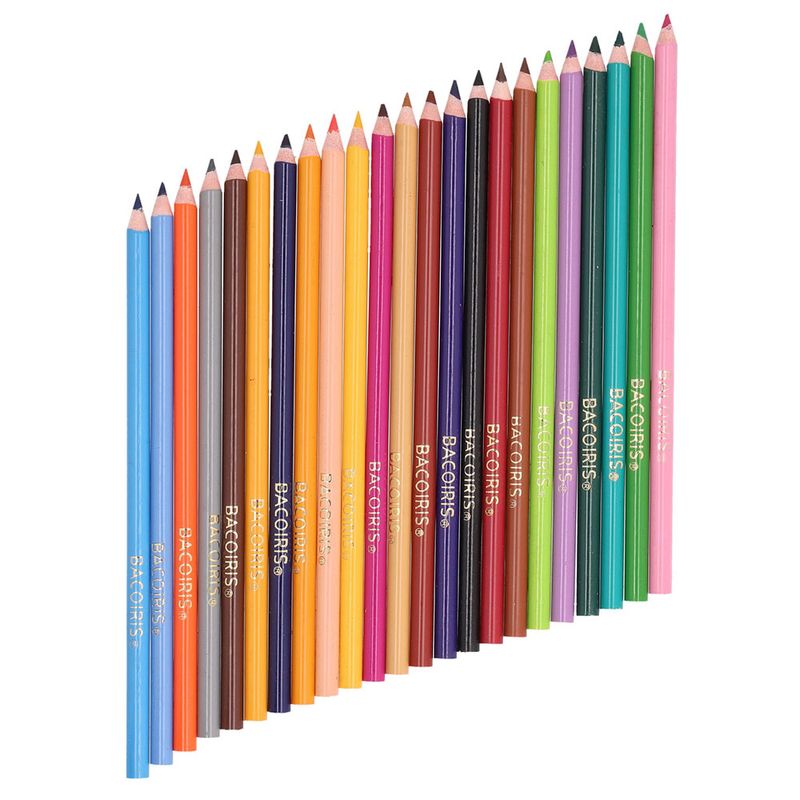 51279 - LAPICES DE COLORES 24-L BACOIRIS