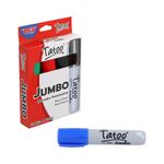 51290 - MARCADOR PERMANENTE JUMBO SURTIDO CON 4 TATOO