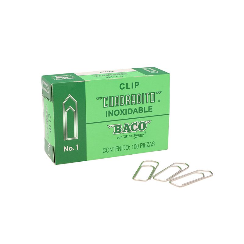 51310 - CLIP CUADRADO #1 CON 100