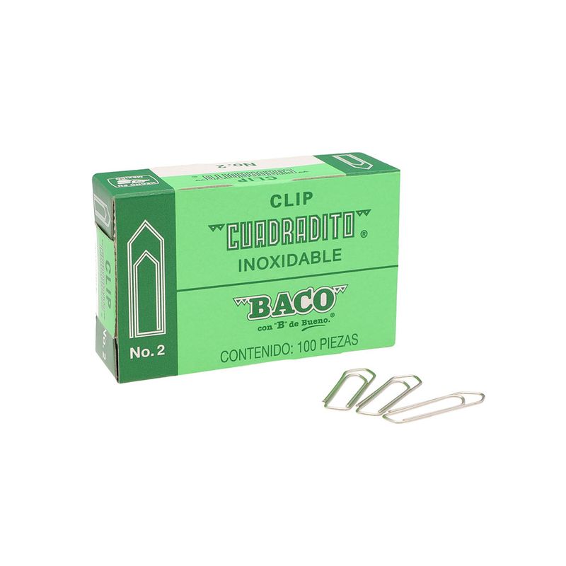 51312 - CLIP CUADRADO #2 CON 100