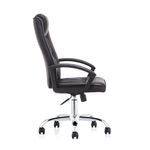 51352 - SILLON EJECUTIVO RESPALDO ALTO VINIPIEL NEGRO
