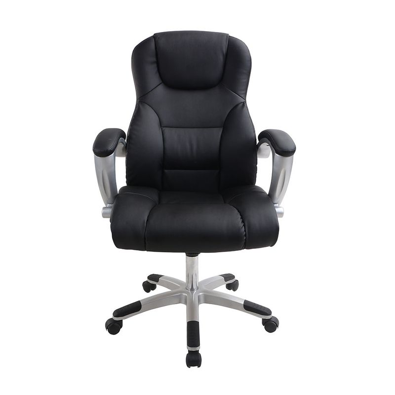 51364 - SILLON EJECUTIVO RESP ALTO VINIPIEL GOLDEN NEGRO