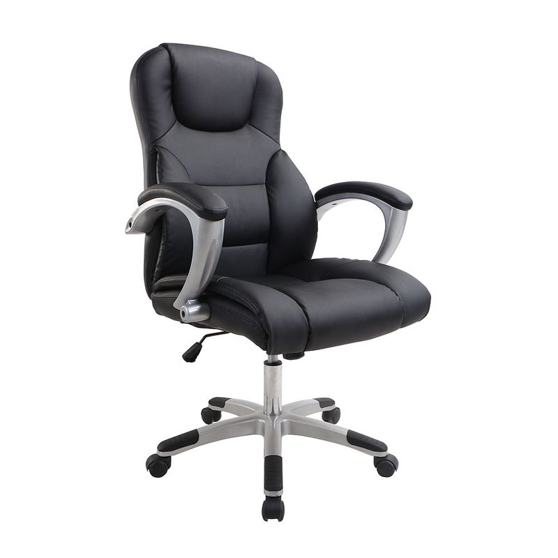 51365 - SILLON EJECUTIVO RESP ALTO VINIPIEL GOLDEN NEGRO