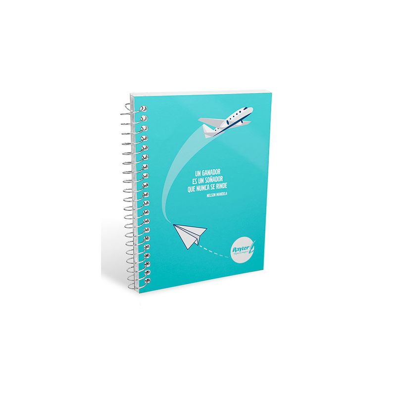 51384 - LIBRETA ESPIRAL FRANCES 100H RAYAS