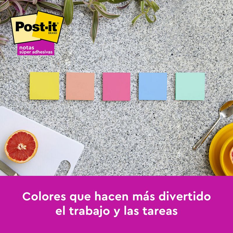 51389 - NOTAS ADHESIVAS 3X3 SUMMER JOY C/5 SOBRES C/90H