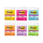 51392 - NOTAS ADHESIVAS 4X4 NEON C/6 COLORES C/90HJS