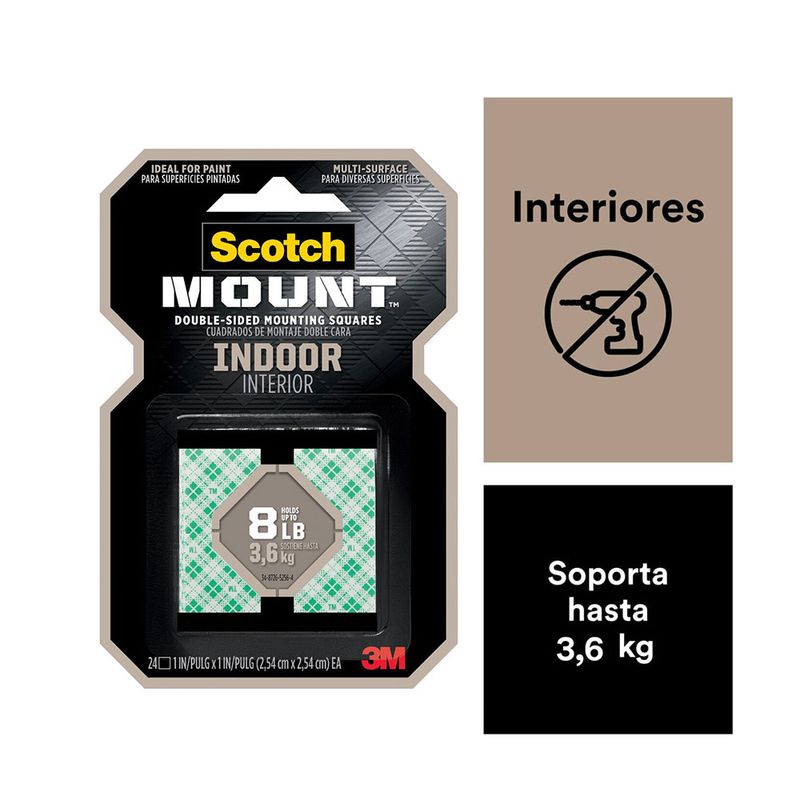 51397 - CUADROS ADHESIVOS 2 54 X 2 54 CM C/24