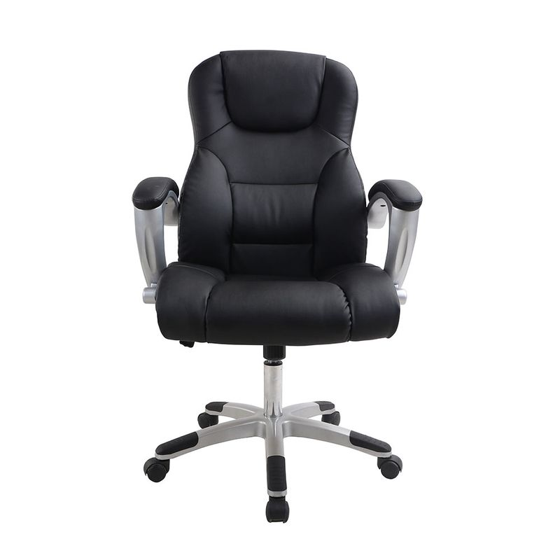 51108 - SILLON EJECUTIVO RESP ALTO VINIPIEL GOLDEN NEGRO