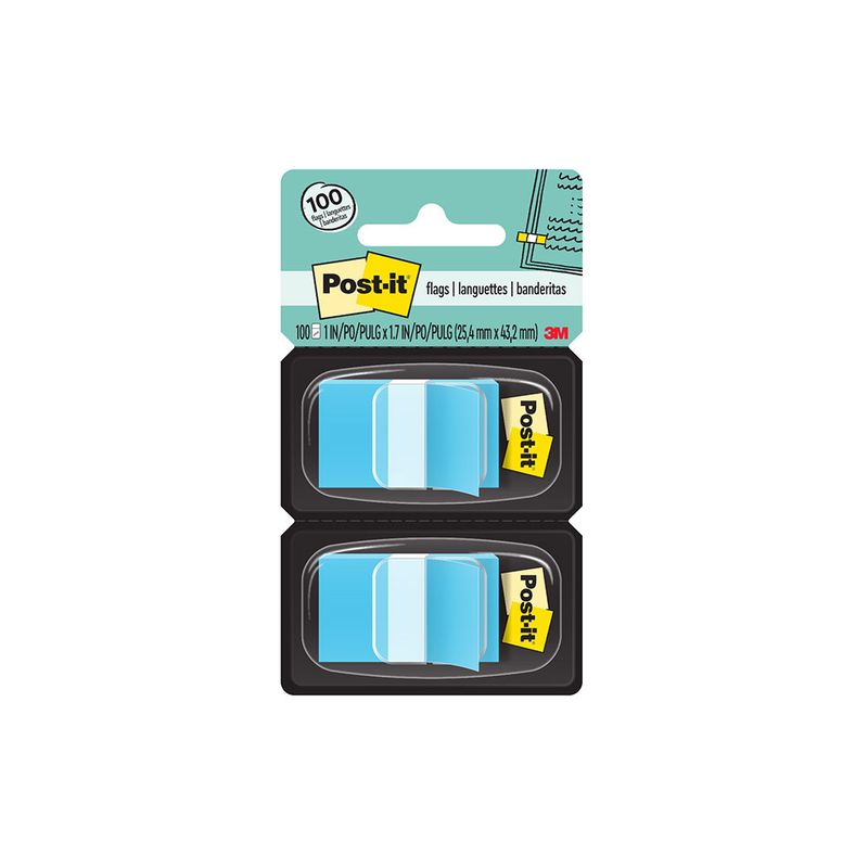 51239 - BANDERITAS ADHESIVAS AZULES C/2 BLOCKS CON 100 HJS