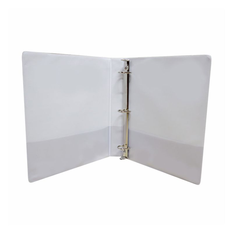51467 - CARPETA ARILLO 1" D BLANCA CON VENTANA SAMSILL