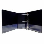 51487 - CARPETA ARILLO 5" D NEGRA CON VENTANA SAMSILL