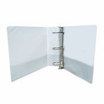 51473 - CARPETA ARILLO 3" D BLANCA CON VENTANA SAMSILL