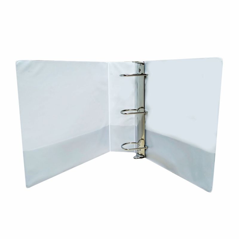 51473 - CARPETA ARILLO 3" D BLANCA CON VENTANA SAMSILL