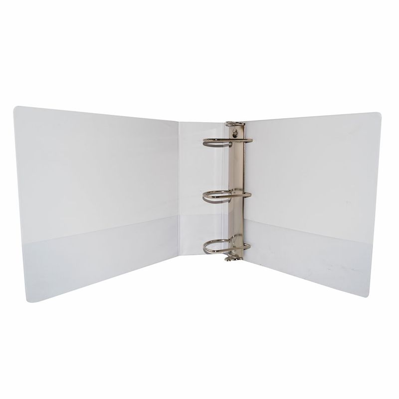 51483 - CARPETA ARILLO 4" D BLANCA CON VENTANA SAMSILL