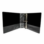 51485 - CARPETA ARILLO 4" D NEGRA CON VENTANA SAMSILL