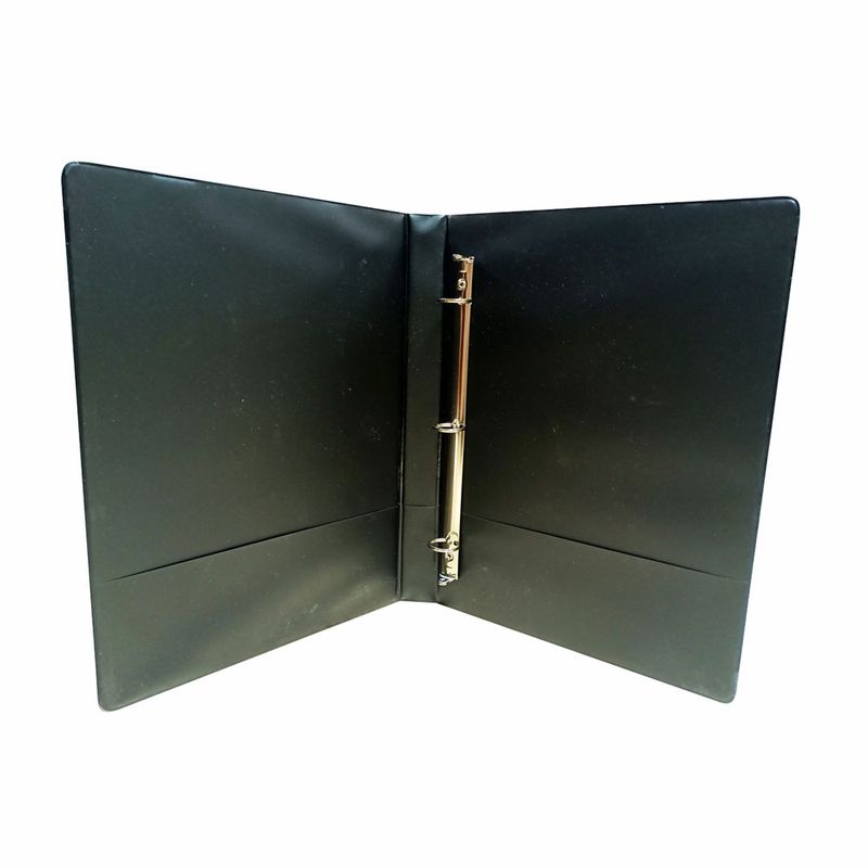 51505 - CARPETA ARILLO 1" OFICIO NEGRA CON VENTANA SAMSILL