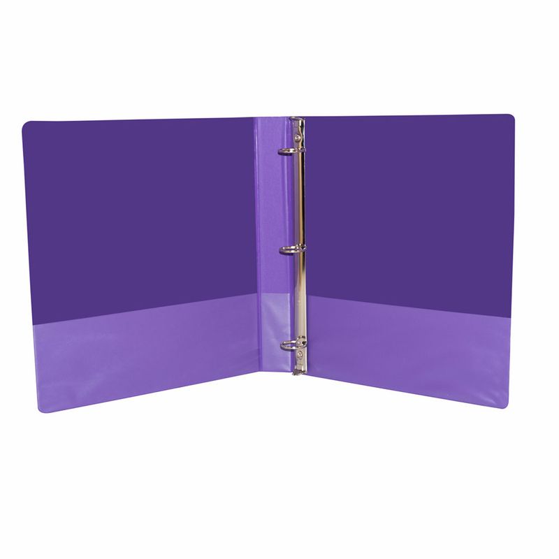 51515 - CARPETA ARILLO 1"  O MORADO NEON CON VENTANA SAMSILL