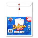 51350 - SOBRE BOLSA BLANCO CON RONDANA 115G MINISTRO CON 25