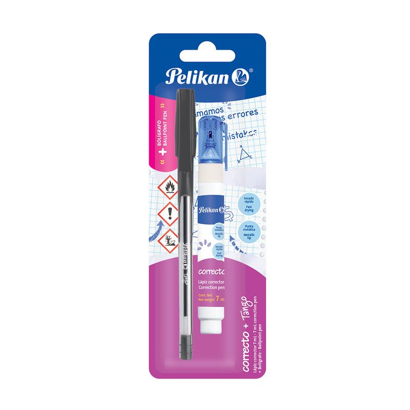 46731 - CORRECTOR LIQUIDO TIPO PLUMA 7ML PELIKAN BLT